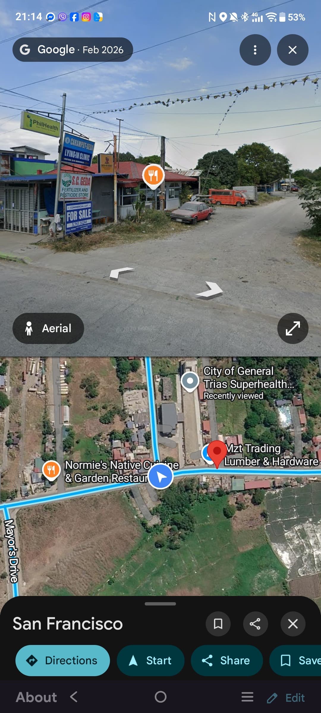 Commercial lot along Arnaldo highway General Trias cavite - main photo
