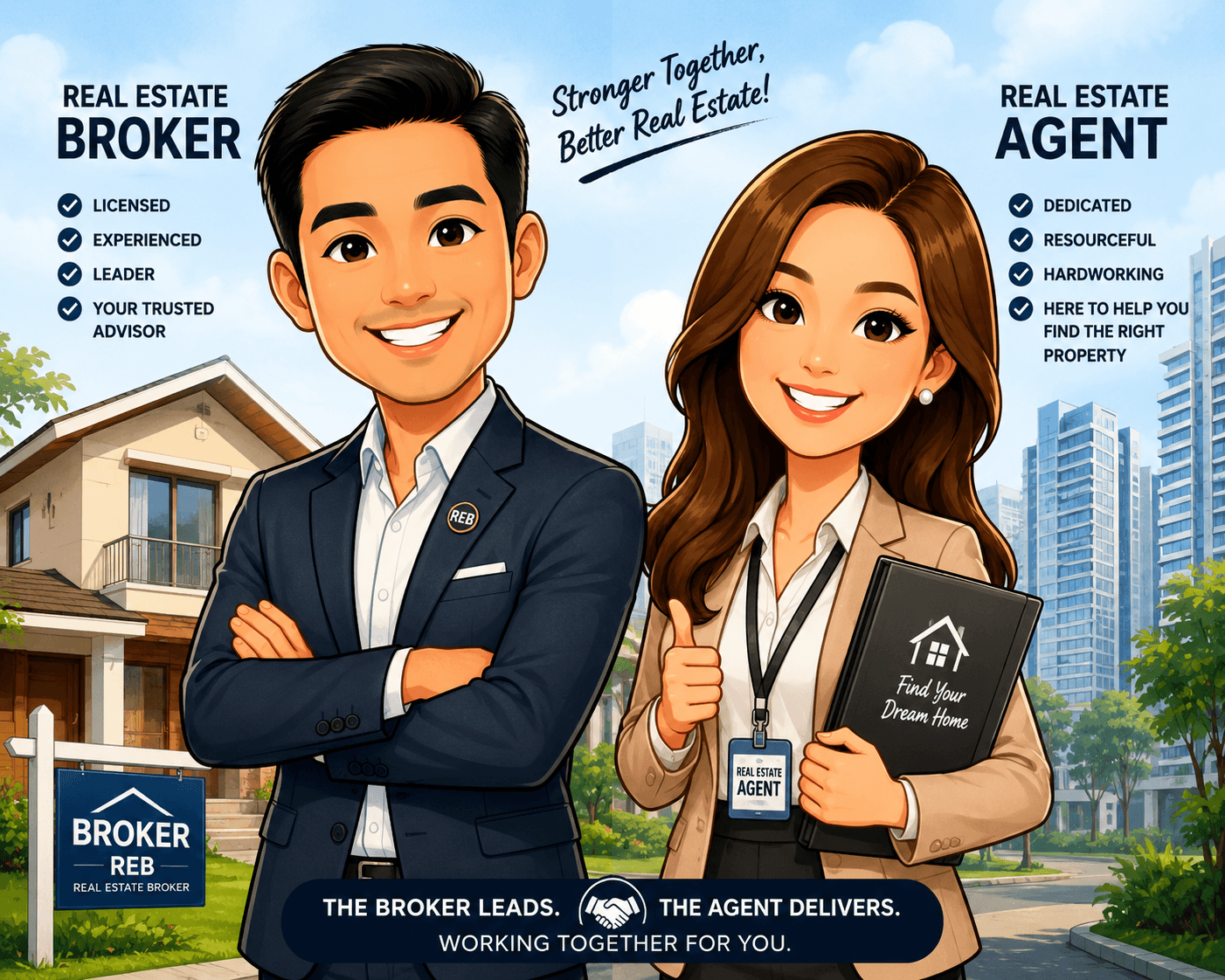 The Distinction Between a Real Estate Broker and a Real Estate Salesperson in the Philippines
