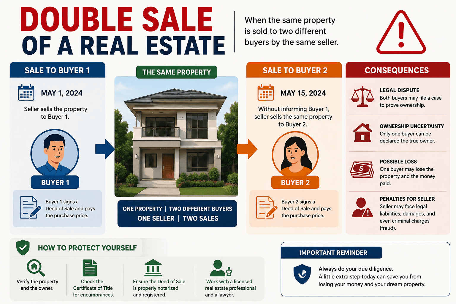 Sold Twice, Owned by None: The Double Sale Scam